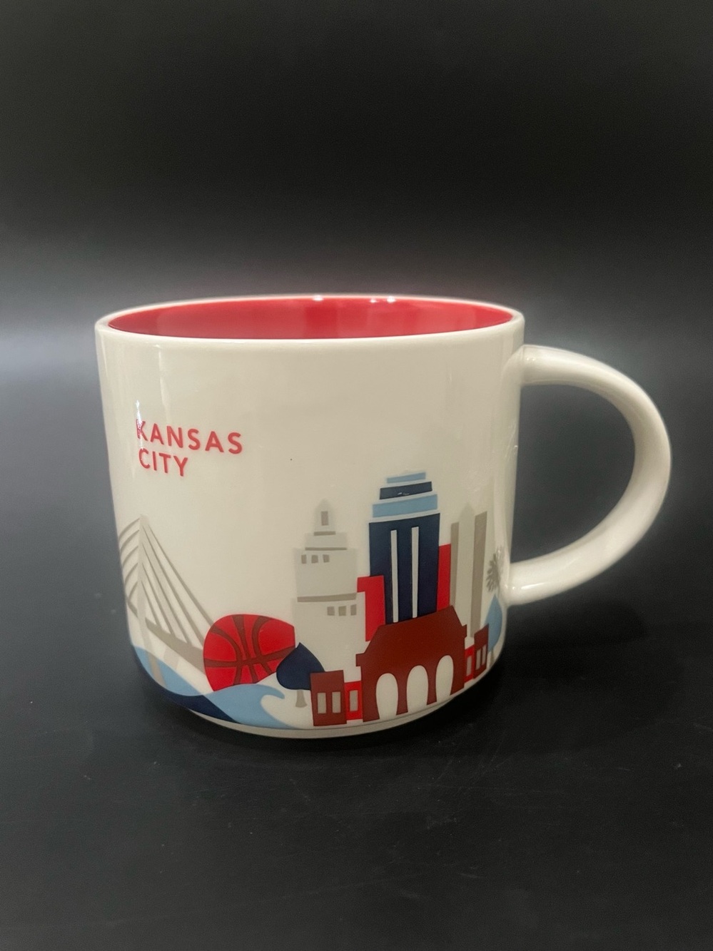Starbucks Kansas City You Are Here Collection Large Coffee Mug 14oz